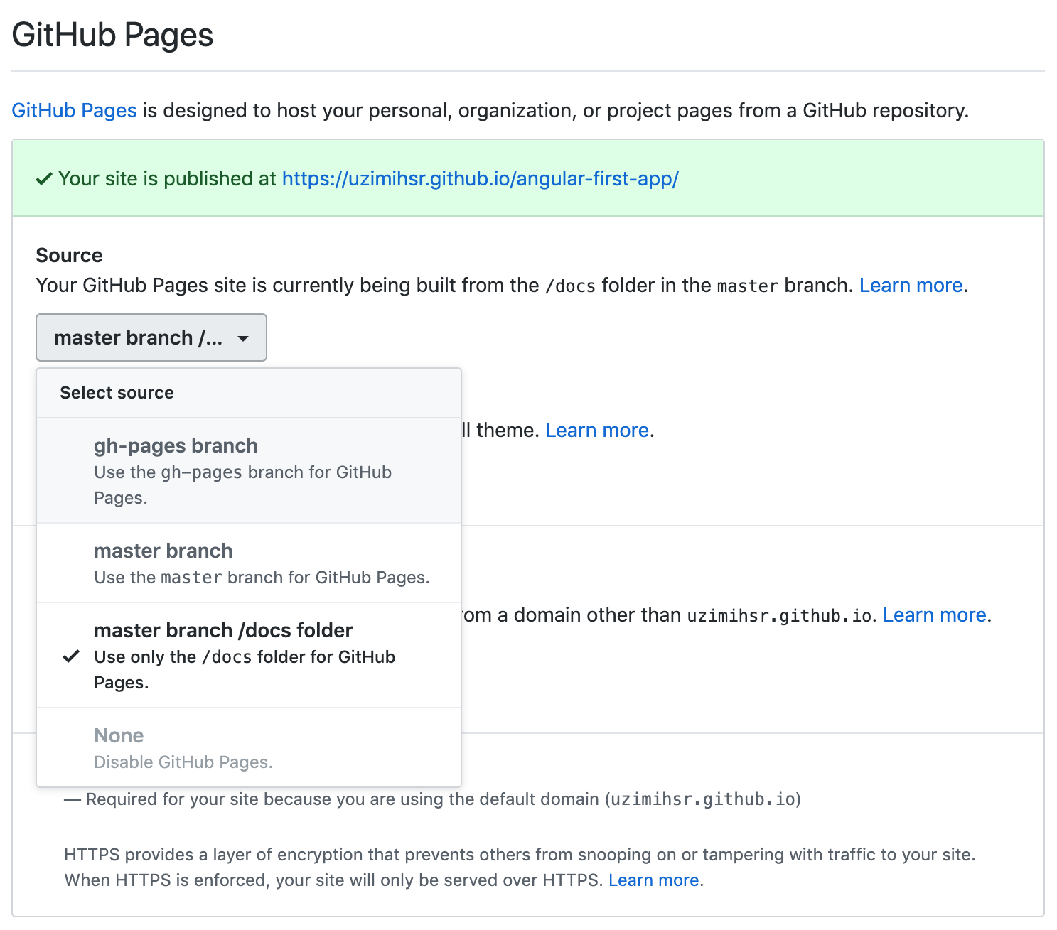 GitHub Pagesの設定