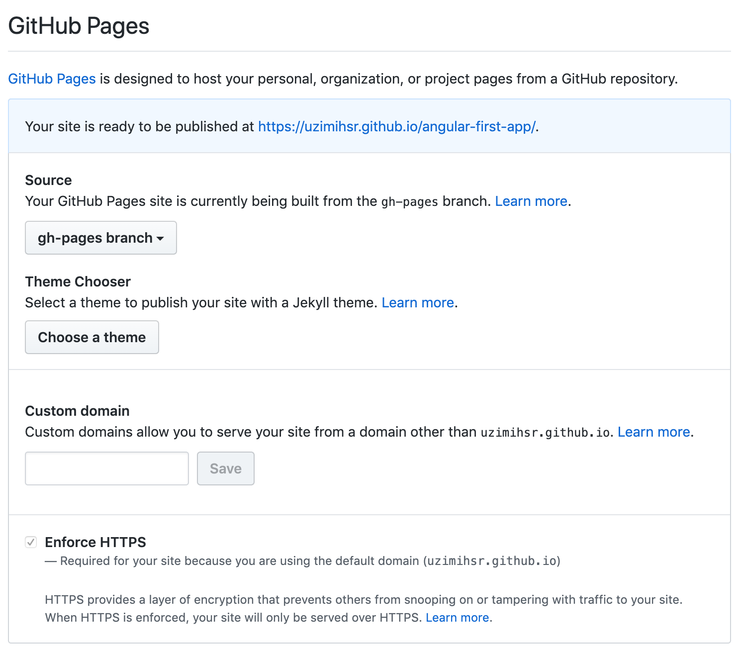 GitHub Pagesの設定
