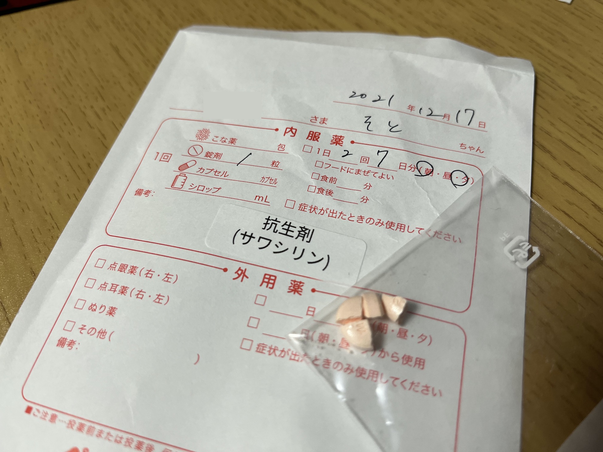 お薬