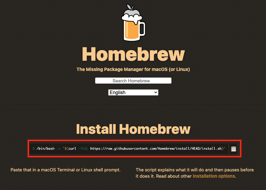 https://brew.sh